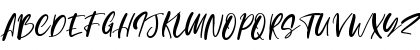Download Evangeline Regular Font Uppercase Preview