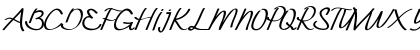 Download Exninja Demo Caligraphy Regular Font Uppercase Preview