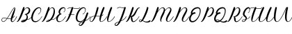 Download Ezkialova Regular Font Uppercase Preview