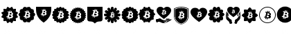 Download Font Bitcoin Color Regular Font Uppercase Preview