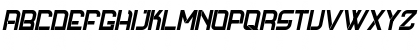 Download Future Techno Italic Regular Font Uppercase Preview