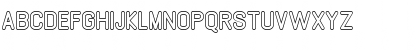 Download GABOED Outline Font Uppercase Preview