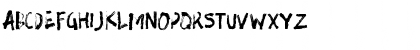 Download brushough Regular Font Uppercase Preview