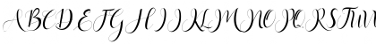 Download Haleigh Script Regular Font Uppercase Preview