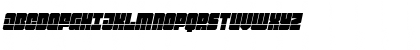 Download Homebase Low Laser Italic Regular Font Uppercase Preview