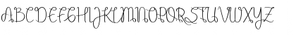 Download Jovanka Reguler Font Uppercase Preview