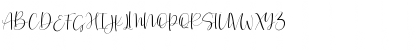 Download JustlovePersonalUseOnly Regular Font Uppercase Preview