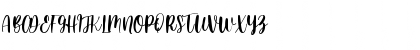 Download lovely sister Regular Font Uppercase Preview