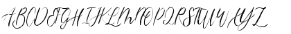 Download magdalena script Regular Font Uppercase Preview