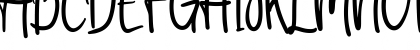 Download masterbaker Regular Font Uppercase Preview