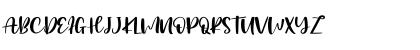 Download Millenial Script - Personal Use Regular Font Uppercase Preview