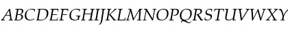 Download Palatino SC Italic Font Uppercase Preview