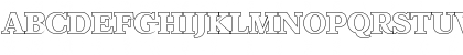 Download ColinBeckerOutline-Heavy Regular Font Uppercase Preview