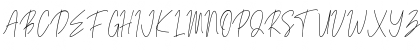 Download Parachute Signature Regular Font Uppercase Preview