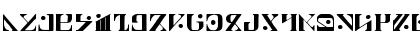 Download Paraghyph Ver 1 Regular Font Uppercase Preview