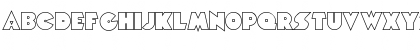 Download Pepperland Outline Regular Font Uppercase Preview