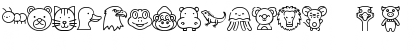 Download PhonicsAnimals2 Regular Font Uppercase Preview