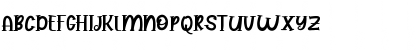 Download Pink Bird Regular Font Uppercase Preview