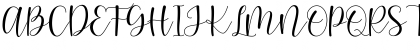 Download pretty hearty - Personal Use Regular Font Uppercase Preview
