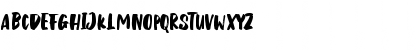 Download Pretty Lily Regular Font Uppercase Preview