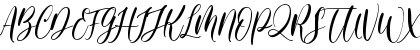 Download Pretty Smile Regular Font Uppercase Preview
