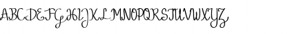 Download Pubarash Lulu Demo Regular Font Uppercase Preview