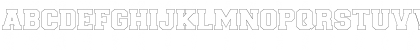 Download CollegiateBorderFLF Regular Font Uppercase Preview