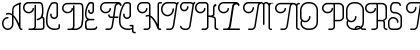 Download Railgun Line Regular Font Uppercase Preview