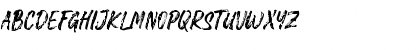 Download Rawk Brush Regular Font Uppercase Preview