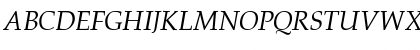 Download Palladia Italic Font Uppercase Preview