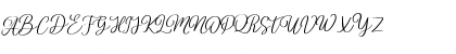 Download Antens Script Regular Font Uppercase Preview