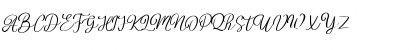 Download Antens Script Regular Font Uppercase Preview