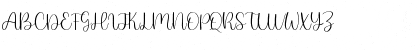 Download Twirly Ballerina Regular Font Uppercase Preview