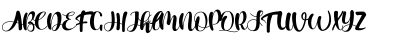 Download Victoria Melody Regular Font Uppercase Preview