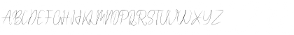 Download WalletSignature Regular Font Uppercase Preview