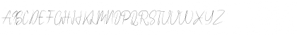 Download WalletSignature Regular Font Uppercase Preview