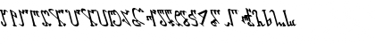 Download Wiccan Ways Leftalic Regular Font Uppercase Preview