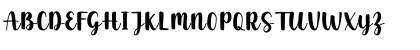 Download Yummy Regular Font Uppercase Preview