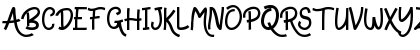 Download Amina Reska Regular Font Uppercase Preview