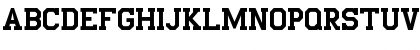 Download Athletic-Block Regular Font Uppercase Preview