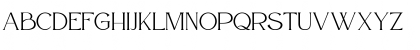 Download Atteron Personal Use Regular Font Uppercase Preview