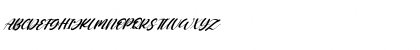 Download Boostone Italic Regular Font Uppercase Preview