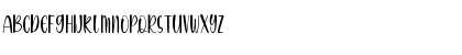 Download Bravocado Regular Font Uppercase Preview