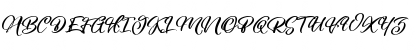 Download Brentley Script Regular Font Uppercase Preview