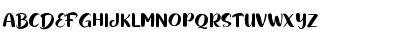 Download Bundhers Regular Font Uppercase Preview