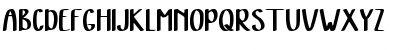 Download Butter Spoky Regular Font Uppercase Preview