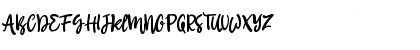 Download Butterfree Regular Font Uppercase Preview
