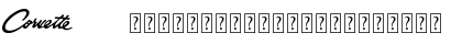 Download CorvetteStringray Regular Font Uppercase Preview