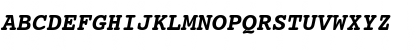 Download Courier10 WGL4 BT Bold Italic Font Uppercase Preview
