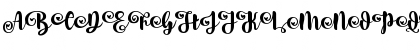 Download Dirly Belly Regular Font Uppercase Preview